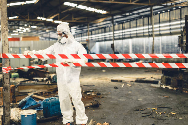 Professional Odor Removal technician working in Macatawa, MI